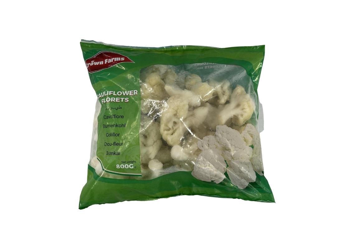 Crown Farms Cauliflower Florets 800g 3 Crown Farms Cauliflower Florets 800g