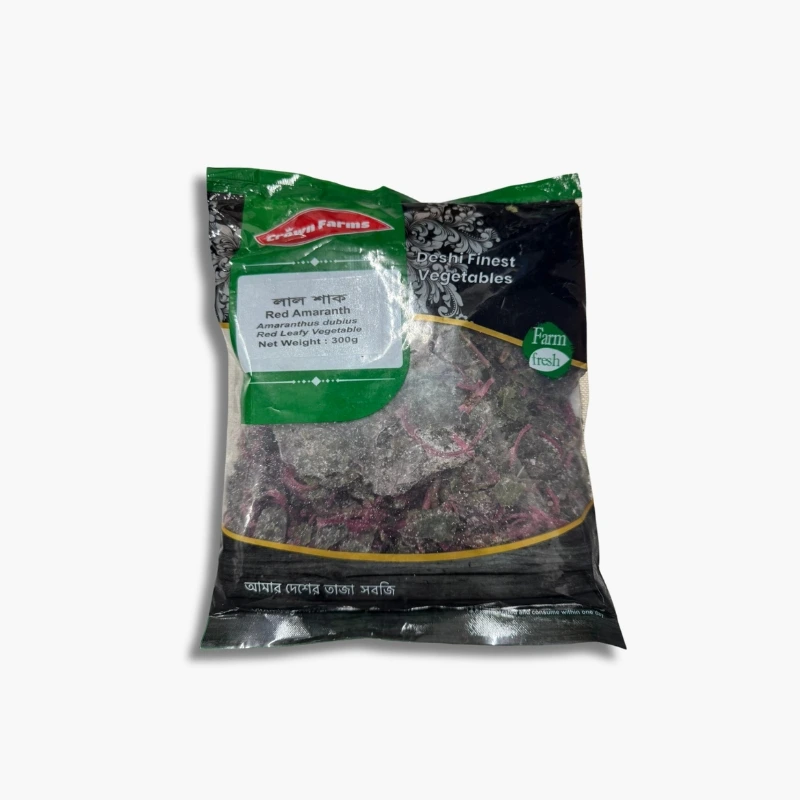 Crown Farms Lal saag(amaranth) 400g 3 Crown Farms Lal saag(amaranth) 400g