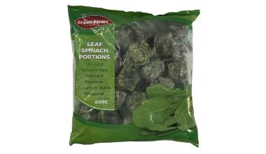 Crown Farms Leaf Spinach Portions 800g