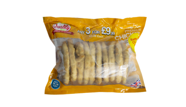 Quality Bites Chicken Battered Steaks 600g