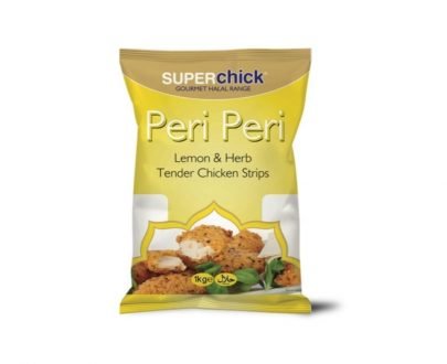 Superchick Peri Peri Chicken Strips 1kg