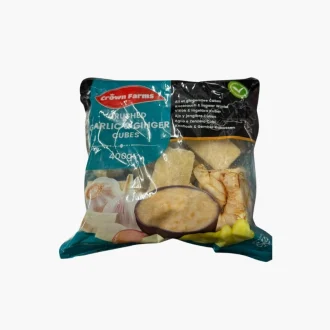 Crown Farms Crushed Garlic and Ginger Mix Cubes 400g