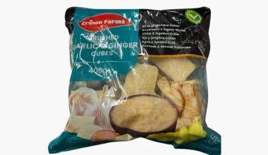 Crown Farms Crushed Garlic and Ginger Mix Cubes 400g
