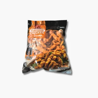 Crown Farms Hot and Spice Shredded Chicken 500g